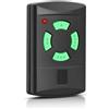 Wvoillty Telecomando per porta garage 26,975 MHz, telecomando compatibile con telecomando Hormann HSM4-26.975, HSM2-26.975, HS2-26.975, DHM02-26.975, pulsante verde 4 canali