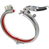 oomvarmer Morsetto per tubi inox a sgancio rapido fascetta chiusura rapida bloccaggio inox metallica regolabile per bidoni coperchio tappo serbatoio ventilazione autobloccanti serratubo scarico (ID100mm)