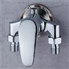 AFUDER Miscelatore Doccia Set Rubinetto del Bagno Riscaldatore di Acqua Solare Valvola Miscelatrice in Ottone a Vista dell'acqua Calda e Fredda G1/2 Interruttore
