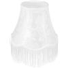 DECHOUS Lampada Da Tavolo Vintage Con Lampadario Frangia Elegante Decorazione Per Camera Da Letto Resistente e Design Unico Con Pompon Colorati