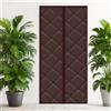 Generic Tende per Porta Isolante Termico e Acustico, Magnetica Autoassorbente, Anti Freddo per Cucina Casa, Impermeabile Antivento Oxford, Nessuna Perforazione Necessaria 80 90 200 210cm(Coffee,70x210cm)