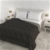 Italian Bed Linen Trapunta invernale ZOE Made in Italy bicolore doubleface, piumone imbottito 250 gr - Trapunta letto Matrimoniale 250x250 cm - Lavabile in Lavatrice - CIOCCOLATO/SABBIA