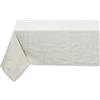 THUN Tovaglia Bloomia, 75% cotone, 25% lino, Collezione Giardino di primavera, 150 x 260 cm