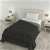 Italian Bed Linen Trapunta invernale ZOE Made in Italy bicolore doubleface, piumone imbottito 250 gr - Trapunta letto Singolo 160x250 cm - Lavabile in Lavatrice - CIOCCOLATO/SABBIA