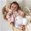 ZIYIUI Bambole Reborn Femmine Bambole Reborn Originali 19 Pollici Fatto a Mano Lavabile Corpo in Vinile Morbido Sembra e Si sente Come Un Vero e Proprio Bambino Realistico (Ragazza Occhi Aperti)