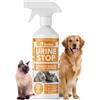 Bionee Urine Stop Spray Naturale per Cani e Gatti 500 ml - Doppia Azione: Disabituante agli Agrumi + Elimina Odori - Pronto all'Uso, Non Macchia, Sicuro per Ambienti Interni ed Esterni