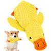 DINSONG Anatra antistress, anatra antistress, giocattolo per cani, giocattolo da masticare per cani, tranquillo ed equilibrato