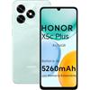 HONOR X5c Plus Smartphone, 4GB+256GB telefono con Display 6,74 pollici 90 Hz, 5260 mAh, Fotocamera 50+14MP, Octa-core cellulare impronta digitale e riconoscimento facciale, Android 15, Ocean Cyan