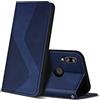 ZONNAVI Cover per Huawei P20 Lite, Flip Custodia Pelle PU con [Slot Cart] [Supporto Stand] [Magnetica], Cover a Libro Portafoglio per Huawei P20 Lite (Blu)