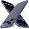 Bastmei Cover per iPhone 17 Pro Max, Ultraleggero Ultrasottile Antiscivolo AntiGraffio Protezione della Telecamera, PC Rigido Smerigliato Cover per iPhone 17 Pro Max 6.9 2025 (Grigio)
