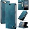 Cracedily Cover per iPhone 16e/iPhone SE 4/iPhone SE 2025 Case, Libro Custodia Portafoglio Premium Pelle PU, Slot Scheda, RFID Shieldon, Chiusura Magnetico Aletta Antiurto Case, Blu-verde
