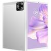Lazmin112 Tablet Android 14, Tablet da 10 Pollici con 6 GB di RAM 128 GB di ROM, CPU MT6735 Octa Core, Doppia Fotocamera da 8 MP 20 MP, Batteria da 8000 MAh per Android 14 (SILVER)