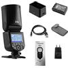 Godox V1-S Professional Flash per fotocamera Speedlight Round Head Wireless 2.4G Fresnel Zoom per Sony a7RII a7R a58 a99 ILCE6000L a7RIII a7R3 a9 a77i a77 a350