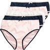 Ulla Popken Slip Confezione da 5, Blu Notte, 58-60 Donna