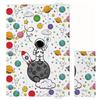 Kikido Materassino Fasciatoio Portatile Neonato 40x60 cm - Astronauta - Cuscino Fasciatoio Morbido, Pieghevole e Impermeabile 60x40 - Materassino Da Viaggio per Cambio Pannolino