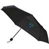 safta BLACKFIT8 CALIFORNIA - Ombrello pieghevole manuale, 8 pannelli, aste metalliche, comode e versatili, qualità e resistenza, 24-56 cm, materiale poliestere, Nero/blu, M, Casual