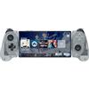 Razer Kishi V3 Phantom White - Controller Mobile Full-Size per Smartphone iPhone e Android - Plug-And-Play USB-C - Stick analogici Anti-Drift - 12 Pulsanti - Sensa HD Haptics | Phantom White Edition
