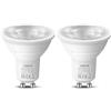 Lepro Lampadina LED GU10 Classe A, GU10 LED 4000K, Bianco Naturale Lampadina GU10 da 360lm, 2W Equivalente a 50W, Fascio Ampio 38°, Lampadine a Risparmio Energetico non Dimmerabili, 2 pezzi