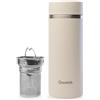 Qwetch - Teiera isotermica Nomade 400 ml - Infusore con 2 filtri - 12 ore caldo/24 h freddo - impermeabile, riutilizzabile e durevole - per tè, caffè, tisana, frutta (sabbia)