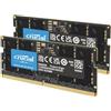 Crucial (TG. 32GB Kit (2x16GB)) Crucial RAM DDR5 32GB Kit (2x16GB) 4800MHz SODIMM, Memor