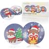 Nordstern Scaldamani Pinguini Set da 4 - Scaldamani tascabili riutilizzabili per bambini e adulti - Cuscinetti termici da tasca 10,5 x 9 cm