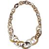 Marycrafts Collana A Catena In Corno Di Bufalo Fatto A Mano Per Donne (Multicolore 2)