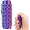 BOXOB Fidget Toys Portachiavi, Portatile Giocattolo Antidolorifico Portachiavi Sensoriale Spiky Fidget per Rilassarsi e Concentrarsi (Blu Viola)