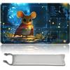 MilkPlaymat MTG Tappetino da gioco MTG PlayMat - 60 cm x 35 cm, arte originale, tappetino TCG antiscivolo con fondo in gomma e bordi cuciti, Commander TCG Pieghevole e srottolabile (with Zone, mtg48-1)