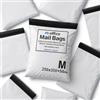 M-office Buste Spedizione Adesive 25 pz M (250×350+50 mm) Buste Spedizione Impermeabili Autoadesive Resistenti per Abbigliamento, Pacchi e Negozi Online - Riciclabili con Chiusura Forte