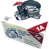 Best Price Square Jubilee® SS304 - Fascetta stringitubo in acciaio INOX, 22-30 mm, 10 pezzi