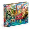 Buffalo Games Ceaco Sapphire Select - Disney - Aimee Stewart - Peter Pan Mermaid Lagoon - Puzzle da 1000 pezzi - impegnativo e divertente - Tavola puzzle con retro blu - Scatola regalo - Poster a grandezza naturale