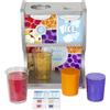 Melissa & Doug Distributore di Bevande in Legno con Bicchieri, Inserti con succhi, cubetti di Ghiaccio (10 Pezzi) Dispenser Dissetanti - Certificati FSC