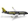Herpa Modellino aereo Eurowings Airbus A320 BVB Mannschaftsairbus (2025), miniatura in scala 1:500, pezzo da collezione, modello di aereo senza base, metallo