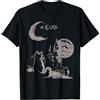 iNexTone The Cure Cat Moon - Maglietta, Nero , L