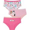 Squishmallows Confezione da Tre Slip Hipster da Bambina 95% Cotone / 5% Elastan - 9-10 Anni: 140cm