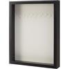 Amazon Basics - Cornice Rettangolare in Legno Stile Shadow Box/per Foto, 28cm x 35,5cm, Nero