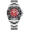 ADDIESDIVE Orologio Da Polso Da Uomo Subacqueo Al Quarzo Quadrante Di Facile Lettura Impermeabile 200 M BGW9 Luminoso Analogico Rosso Sfumato