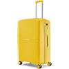 Ciak Roncato Valigia Grande Cosmo Giallo 49x74x30-33 - Trolley Rigido Leggero con Ruote Doppie in Polipropilene, Chiave TSA - Bagaglio Grande Espandibile