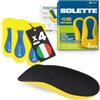 Podcase - 2 Paia di Solette Ortopediche Unisex per Fascite Plantare - Plantari Estraibili in Memory Foam per Uomo e Donna (Dimensioni (41-47))