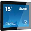 iiyama ProLite TF1515MC-B2 Monitor PC 38,1 cm (15") 1024 x 768 Pixel XGA LED Touch screen Nero [TF1515MC-B2]