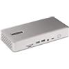 StarTech.com Docking Station USB4 e Thunderbolt 4 Universale, Dock TB4 per monitor quadrupli su Windows, Doppio MacBook - 2x HDMI/2x DisplayPort, Hub 7x USB, 100W PD [132UE-TB4USB4DOCK]