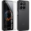 Custodia Honor 400 Magnetica: Protezione Antiurto Con Retro Opaco E 2 Pellicole In Vetro Temperato 9H - Nero