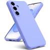 Oududianzi - Cover per Samsung Galaxy S25 FE 5G, Custodia Silicone Liquido, Interno in Microfibra Morbida, Protezione Antiurto Resistente - Viola