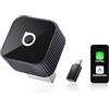 OTTOCAST (2026 Aggiornato) 2 in 1 Adattatore Wireless CarPlay & Android Auto, Mini Slim per iOS 10+ & Android 11+, Supporto Multi-Utente, Plug & Play, Connessione Veloce