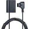 Moman Cavo NP FZ100 Dummy Batteria a D-Tap Cable Adattatore di Alimentazione Estensibile, per Fotocamera Sony A7III A7RIII A7R4 A7MIII A7M4 A9 A9S A6600