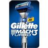 Gillette Sistema Di Rasatura Gillette Mach3 Turbo + 1 Lama Di Rasoio