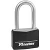 Master Lock 141DLF - Lucchetto con chiave, nero, confezione da 1