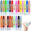 XSHAO® 24 Pz Pennarelli per Candele, 24 colori 10ml Matite a Cera per Penna a Candele per Fai Da Te, Pittura in Ceramica, Pittura a Candela