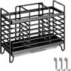 Ziyonix Portaposate da Cucina con Scolapiatti 3 Scomparti Cestello Scolaposate in Acciaio Inox Porta Utensili da Cucina Organizer per Posate Supporto per Utensili per Bacchette Cucchiaio Forchetta