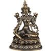 IMIKEYA Statua verde Tara: Mini Tara Figura Ottone Bodhisattva Figura Dea di Compassione e Scultura Piccolo Buddha Buddismo Statua per Arredamento Casa Collezione Preghiera